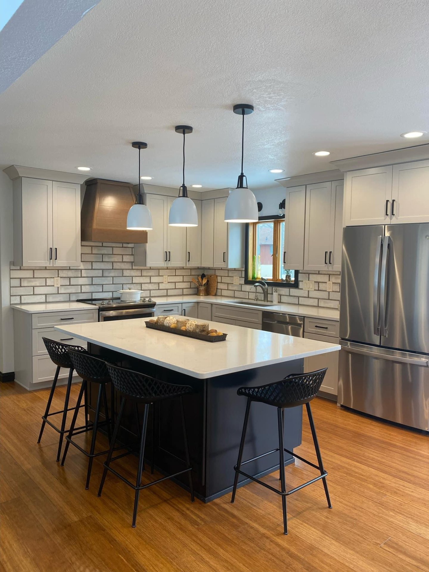 Custom kitchen cabinets and countertops remodel in Cedar Valley Iowa